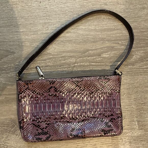 Rafe New York Python Snakeskin Handbag - Picture 1 of 14